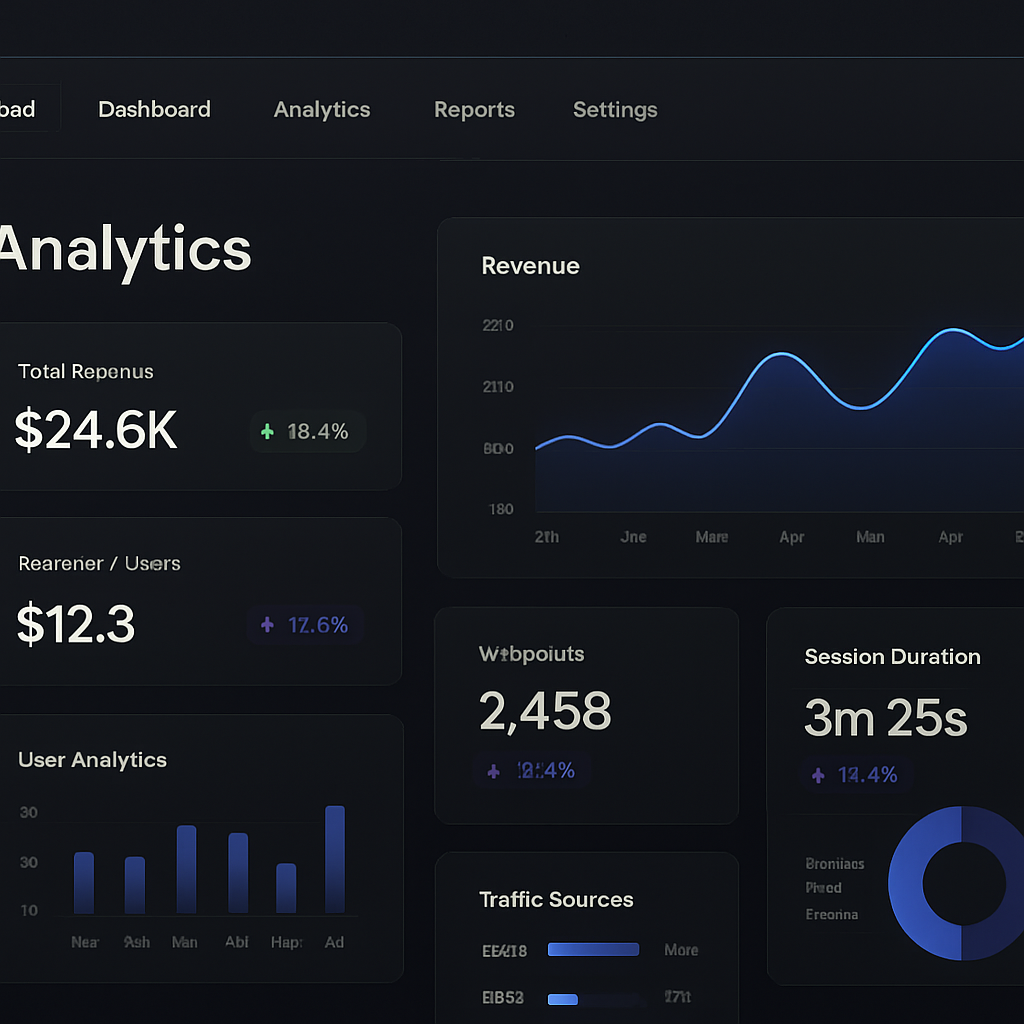 Nebula Analytics interface preview